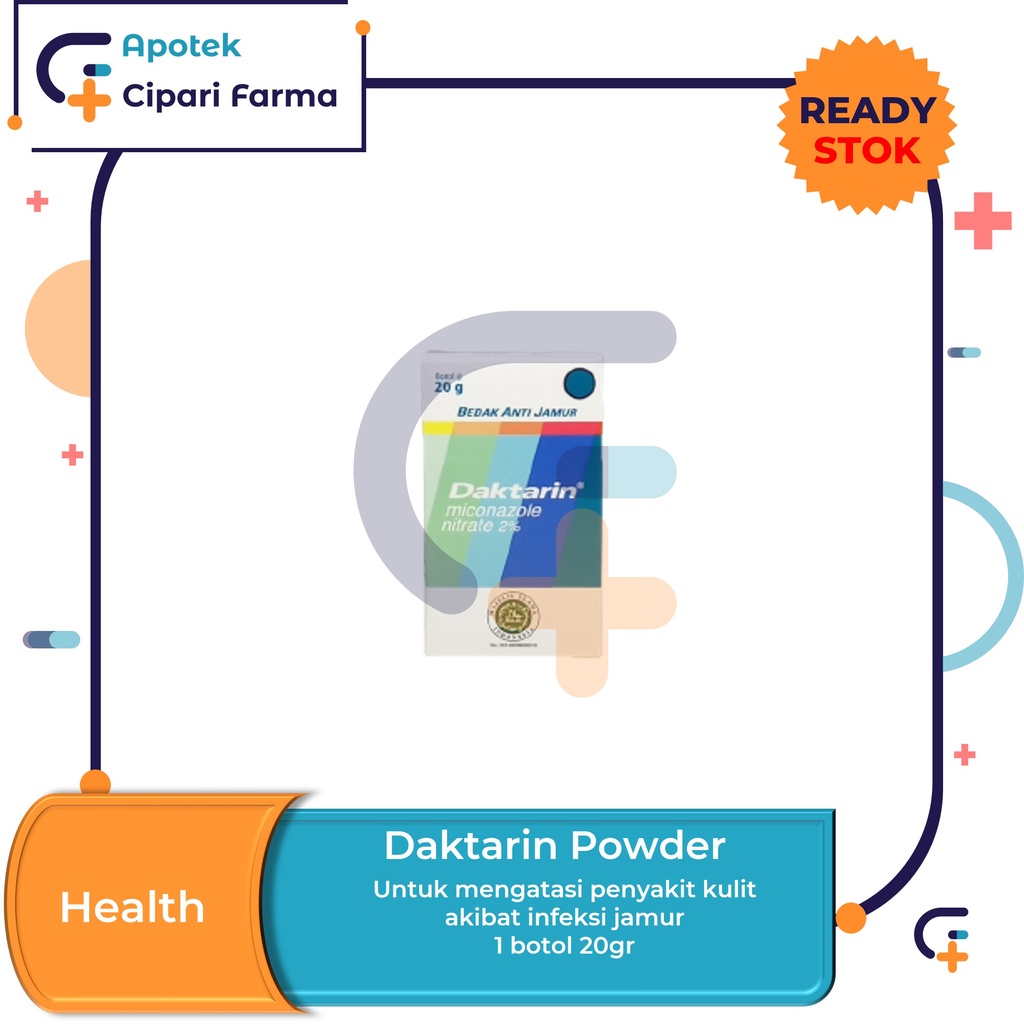 Daktarin Powder Bedak Anti Jamur | Panu | Infeksi Jamur isi 20gr