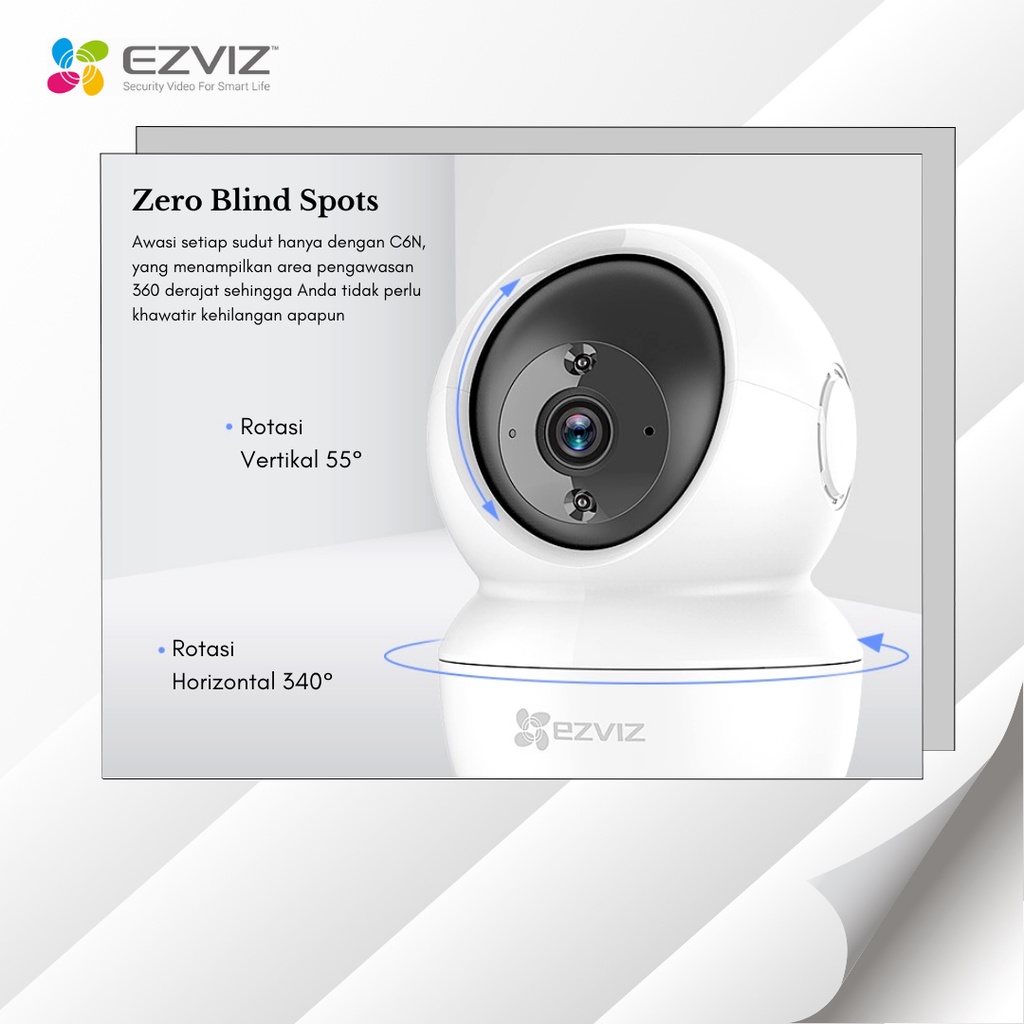 Ezviz C6N 1080P WiFi Wireless Camera CCTV Smart IP Garansi Resmi