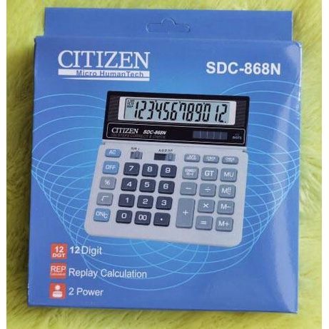 Kalkulator Besar Dagang Citizen SDC-868L CT-868N 12 Digit / CT-8614 14 Digit / Memory / Replay SDC 868 L CT 868 N CT 8614