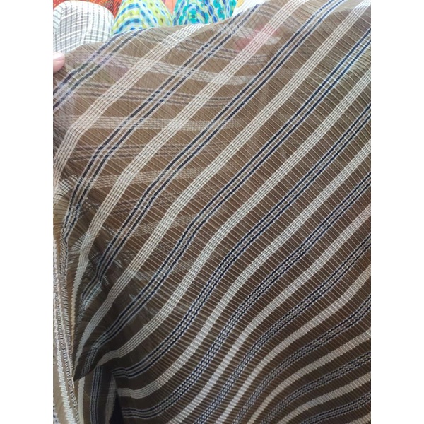 Bahan kain meteran Plisket motif Sa11Dk harga per 0,5 meter