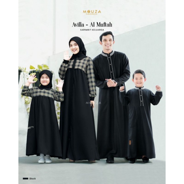al muftah gamis pria sarimbit by mouza