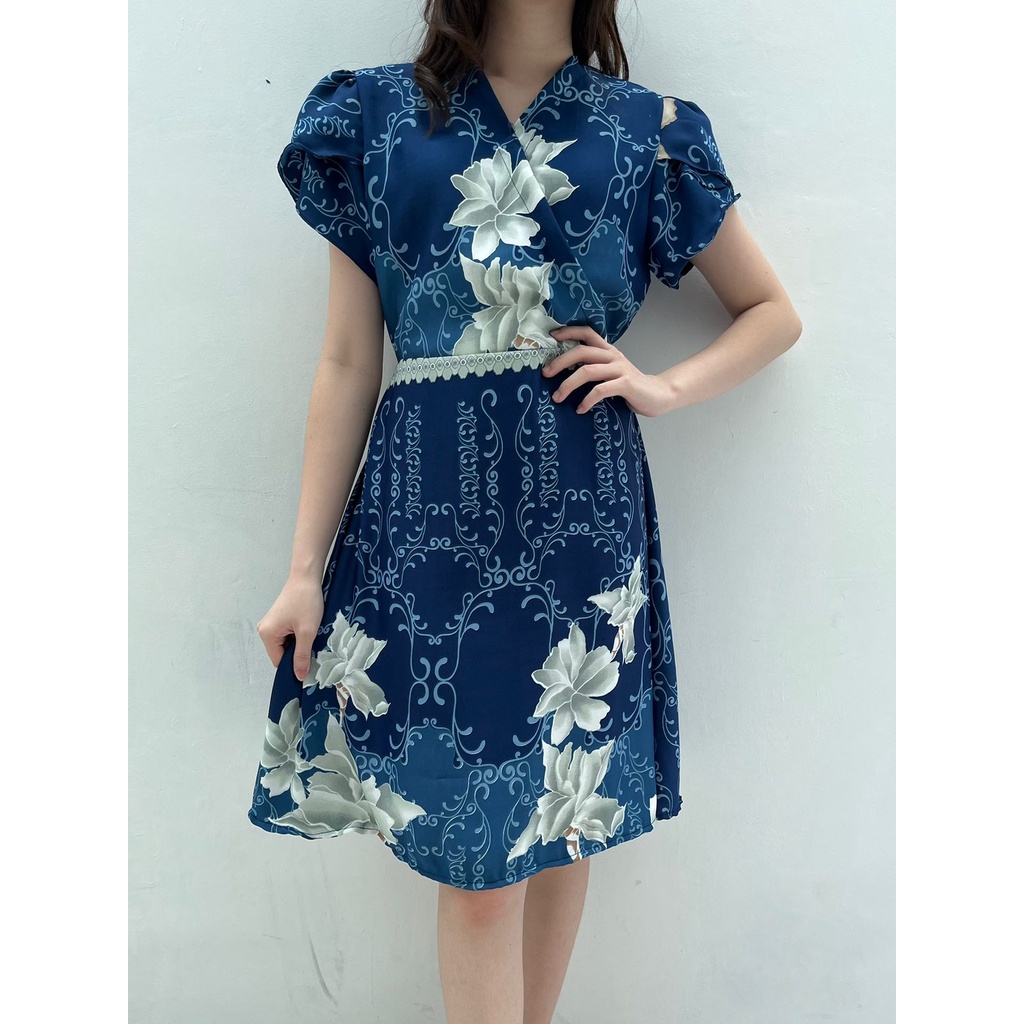 Ken-091 Dress Pesta Elegan Dress Formal Model Kimono Maxmara Midi Dress Korea Look Bodycon