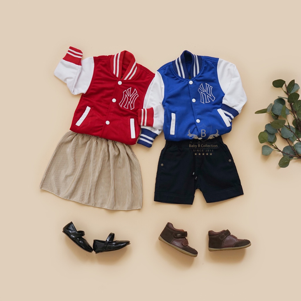 Unik Jacket Baseball Versity Varsity Anak 6-10 Tahun
