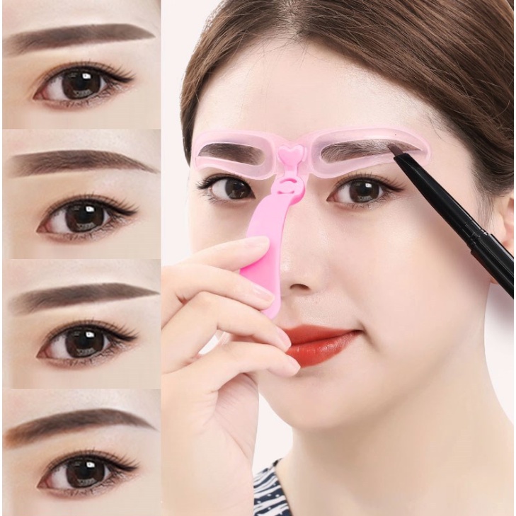 Cetakan Alis Eyebrow Template 1 PACK ISI 8 MODEL