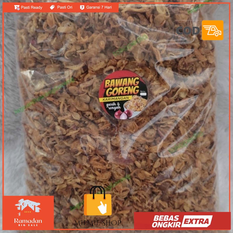 

bawang merah goreng 1kg - Tanpa tepung