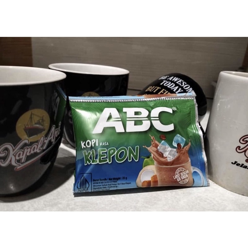 

KOPI ABC KLEPON [ 1 RENCENG ISI 10 BUNGKUS]