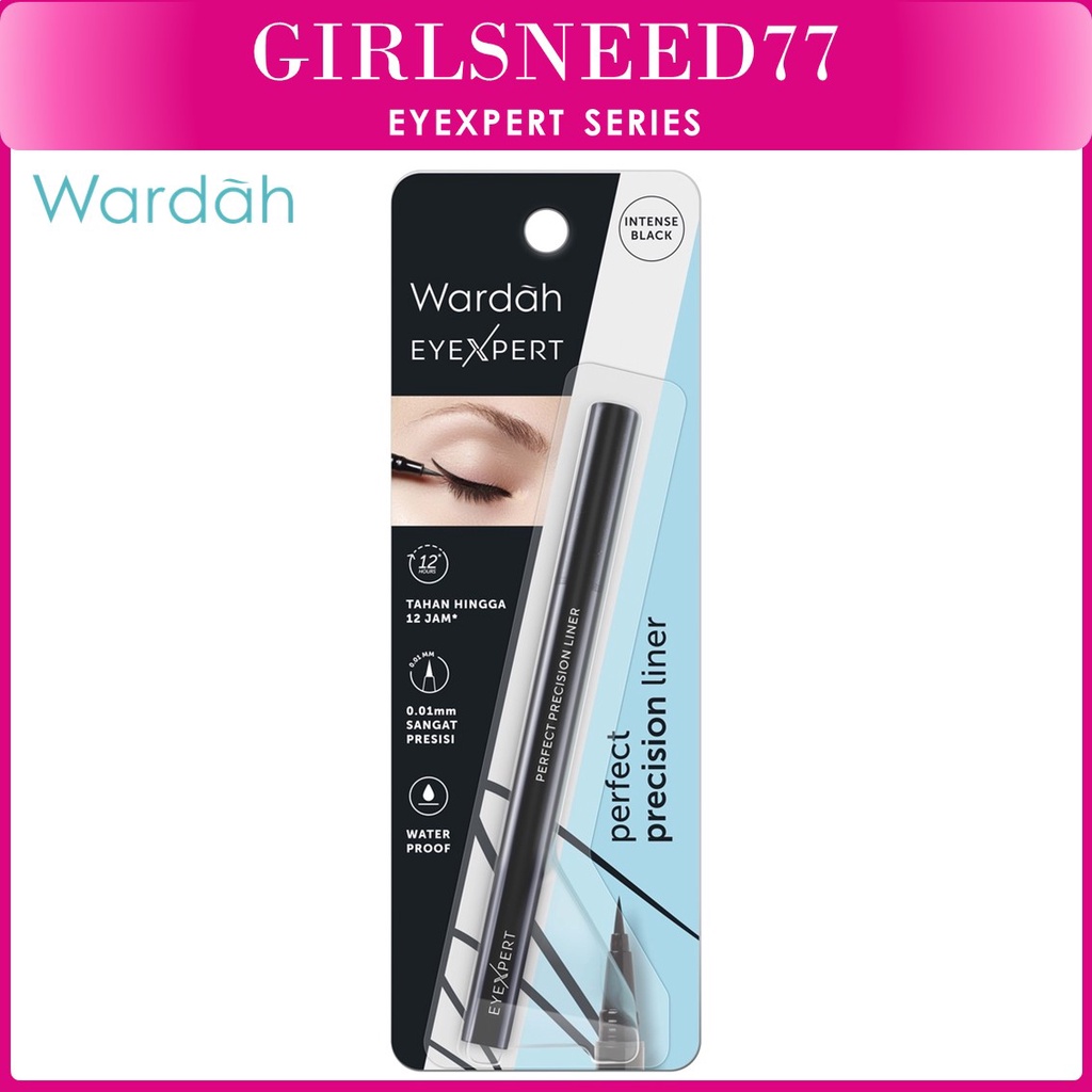 Wardah EyeXpert Perfect Precision Liner Girlsneed77 COD Bayar di Tempat Medan Beauty Cosmetics Skin Care Kosmetik Wajah Original BPOM Halal