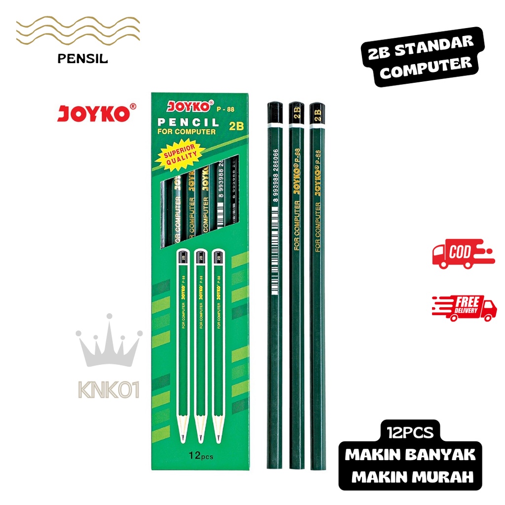 

Pensil 2B JOYKO P-88 SNI For Computer