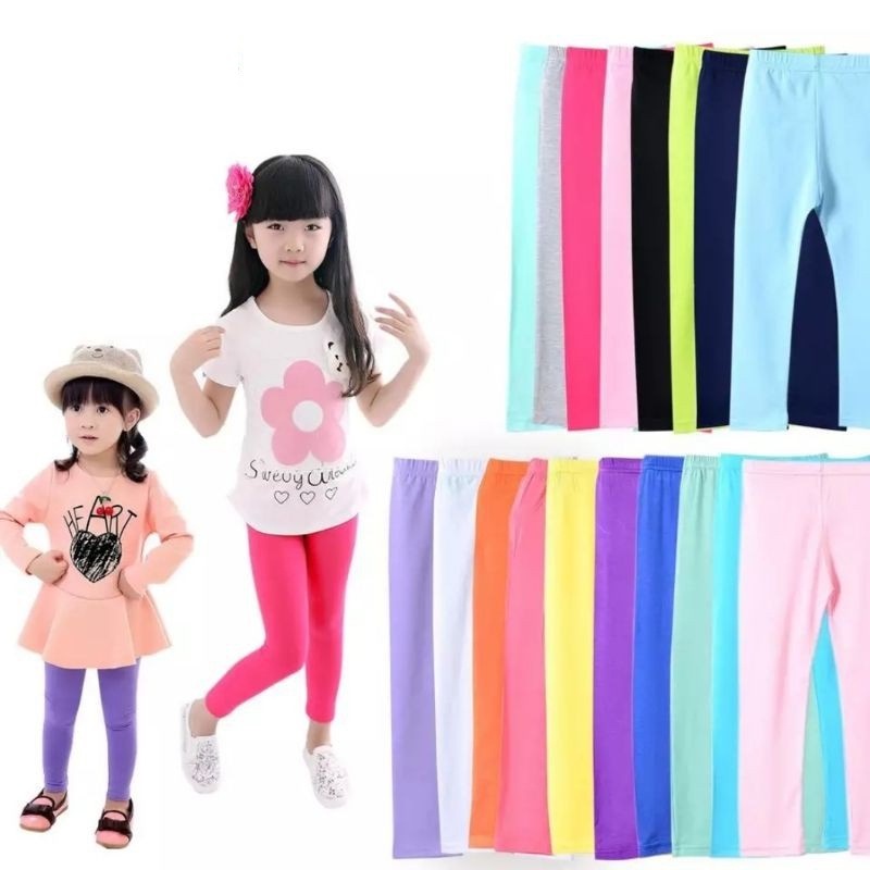 Celana Legging Anak Perempuan Spandex Cl06