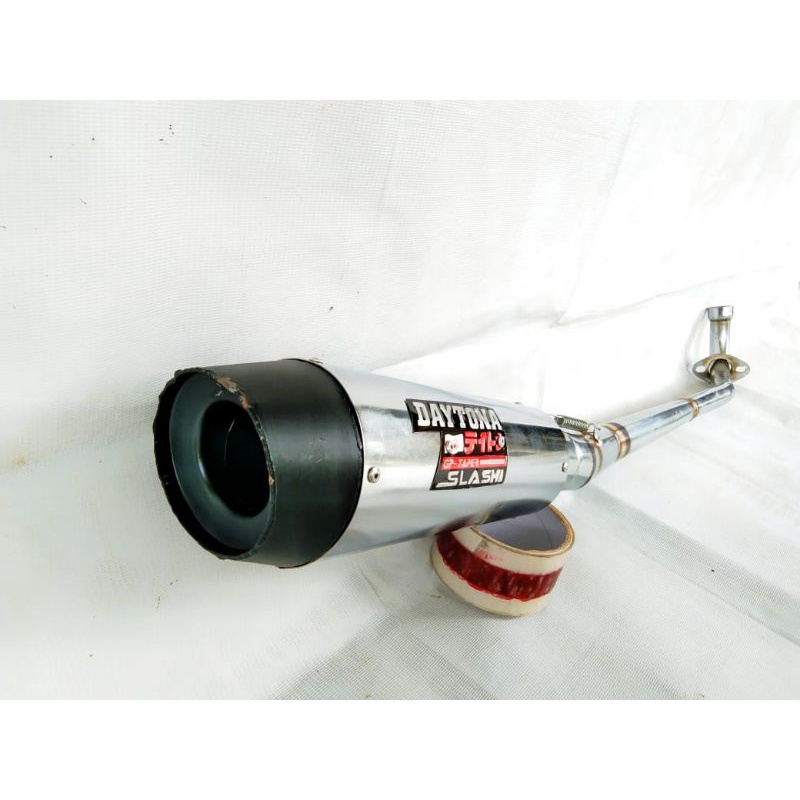 knalpot racing Daytona suzuki smash shogun titan