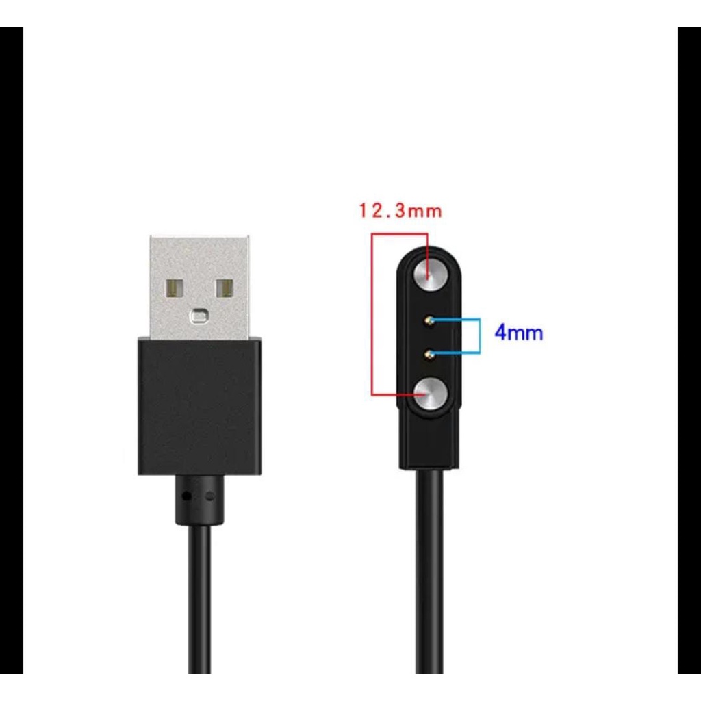 KABEL CHARGER Haylou LS05 solar Universal pin 4mm 12mm USB Magnet