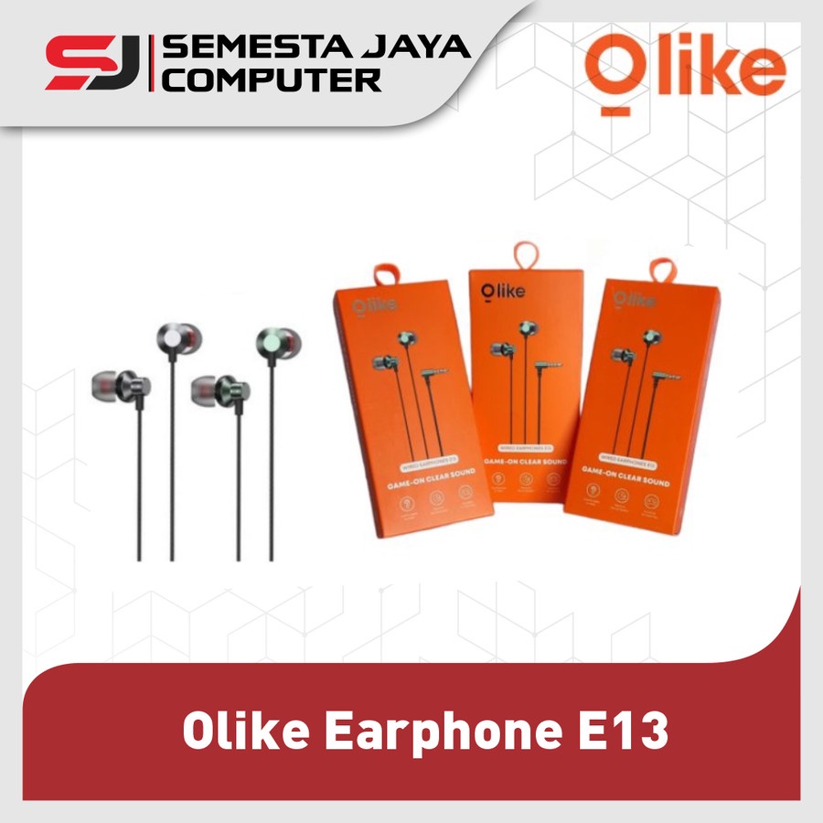 Olike E13 Wired Earphone Game-on Clear Sound Gaming