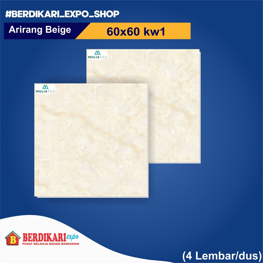 ARIRANG BEIGE  KERAMIK MULIA UK 60X60