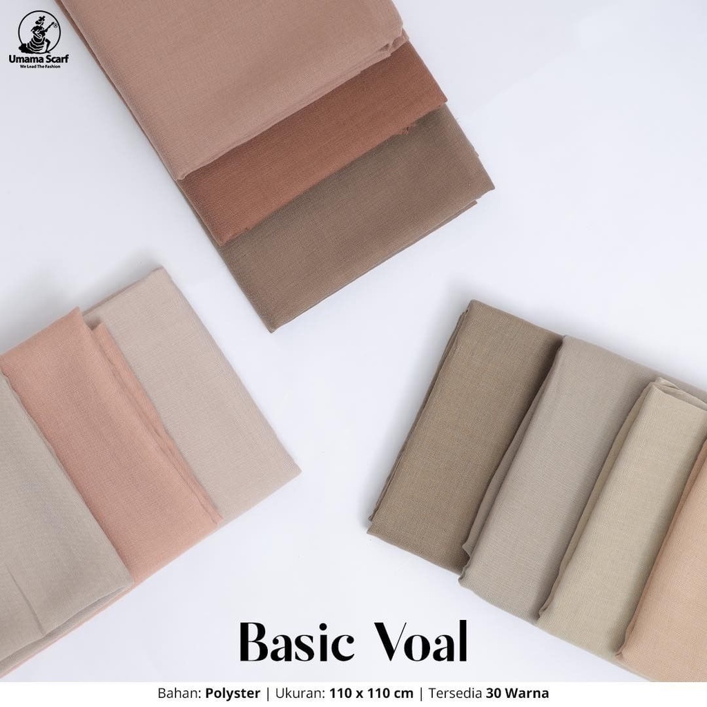 Jilbab Segi Empat Umama BASIC VOAL 50 WARNA Part 2