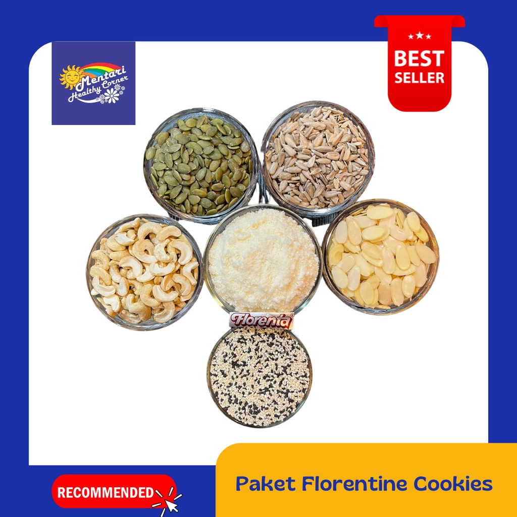 Paket Bahan Florentin Cookies / Florentine Cookies / Paket Florenta