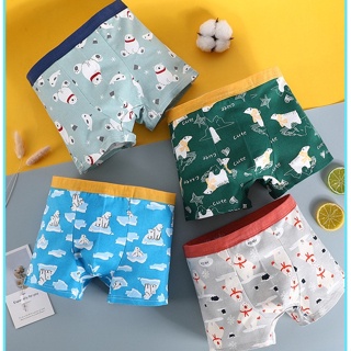 GO!BX1072 Boxer Anak laki-laki Celana dalam CD katun Motif Kartun Lucu