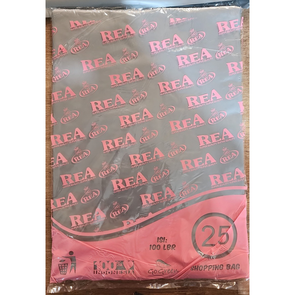 Kantong Plastik HD REA tanpa plong 25X35 No pond Tebal Packing Online Shop