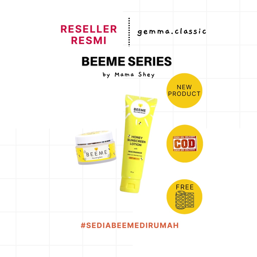 BEEME Bee Me Nourishing Balm Pelembab Skincare Bayi Ibu Anak / Honey Sunscreen Anak