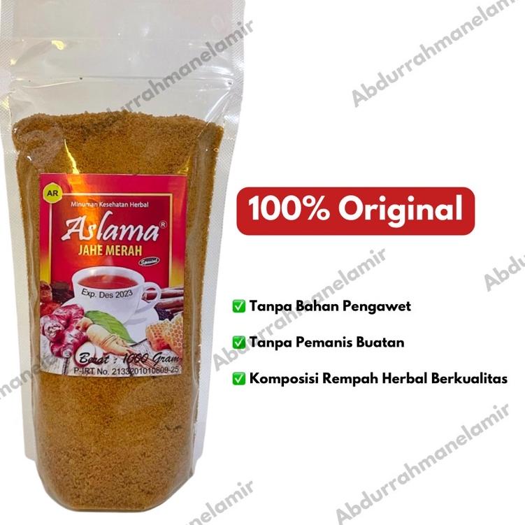 

【F⚡ASH SALE✅】 JAHE MERAH ASLAMA 1 KG | JAHE MERAH 1000 GR