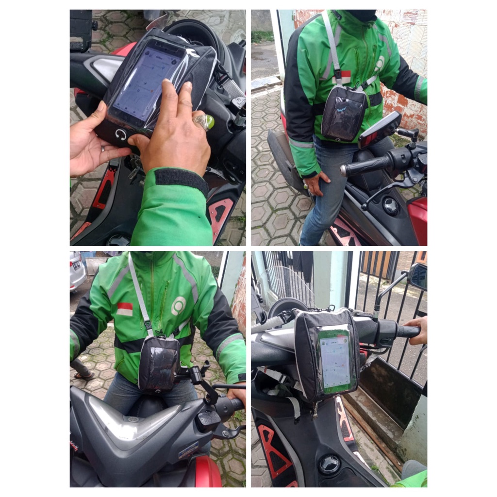 Cod Holder Handphone Waterfropp Tas Ojol Tas Motor Tas Slempang Ojek
