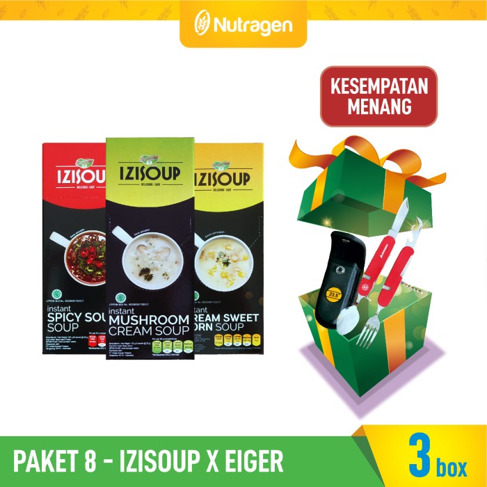 

[KESEMPATAN MENANG] EXCLUSIVE PACKAGE D IZISOUP X EIGER