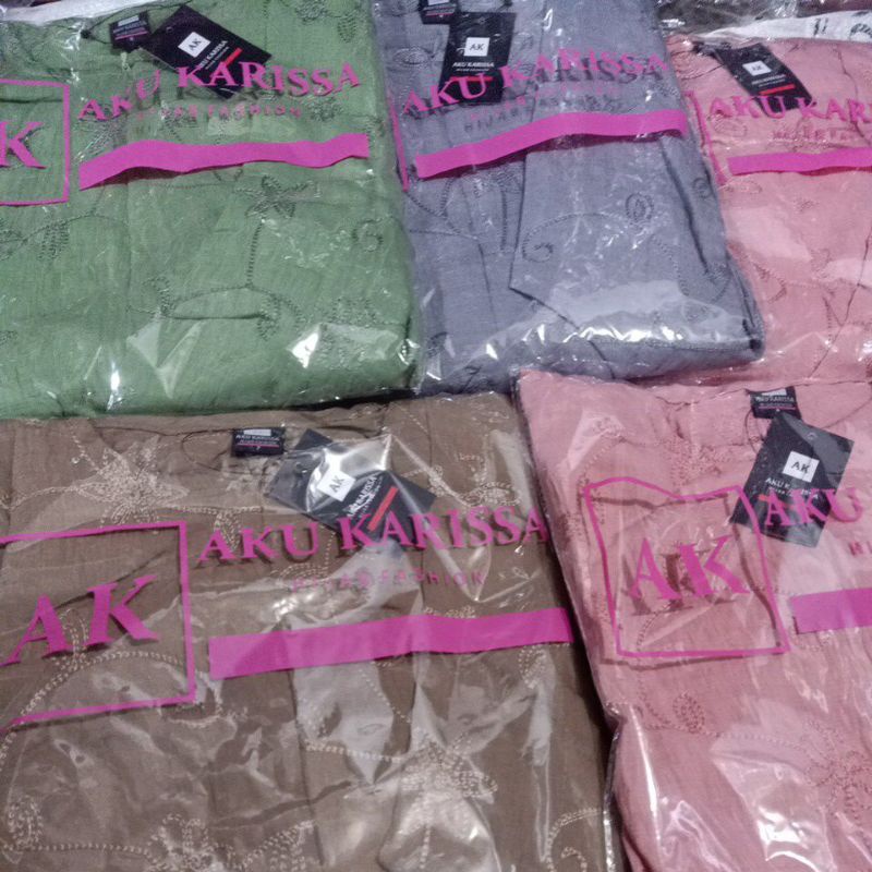 Gamis CIARA ANGGIA ALFIZA Aku Karissa Original Dress wanita ootd New Model rempel layer Depan rompi tali