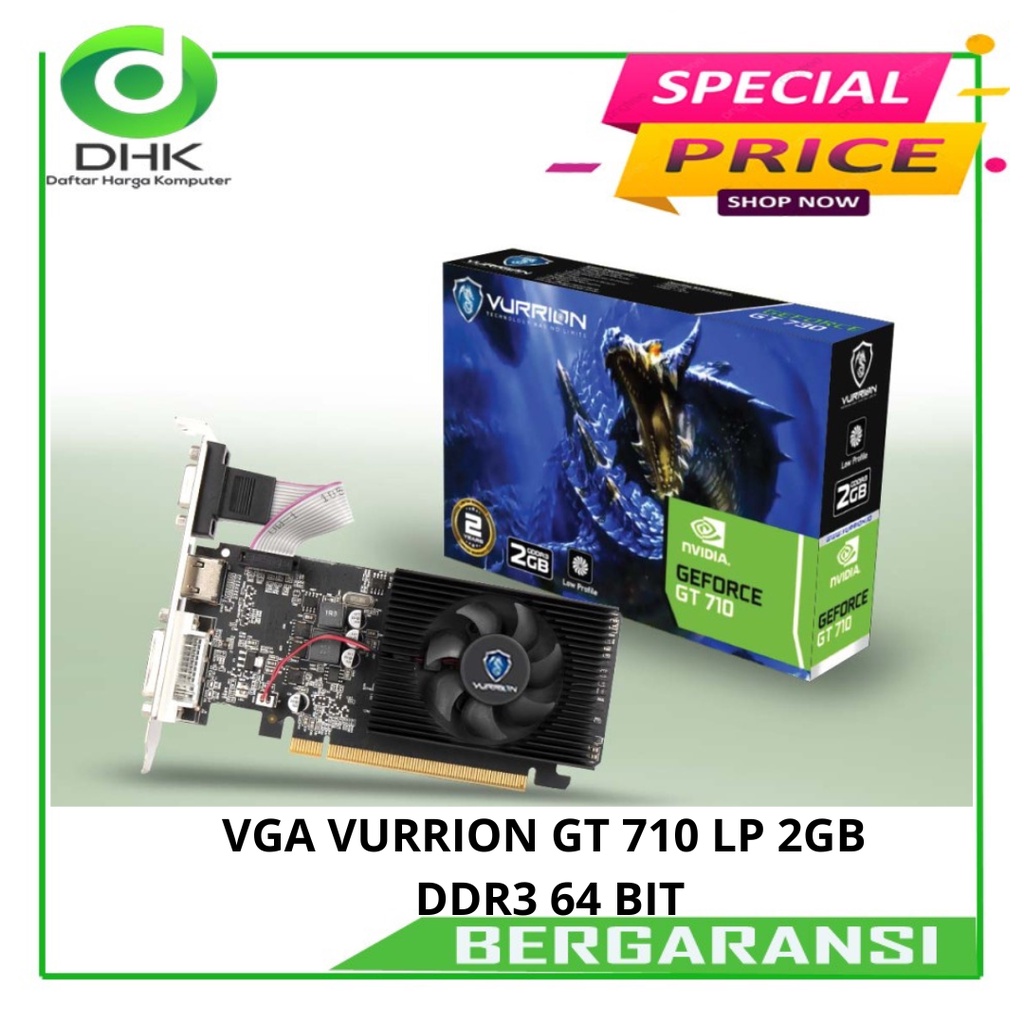 VGA VURRION GT 710 LP 2GB DDR3 64 BIT