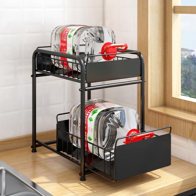 Netel Rak Kabinet Lemari Dapur Geser Laci Rak Tarik Rak Rak Dapur [Cod]