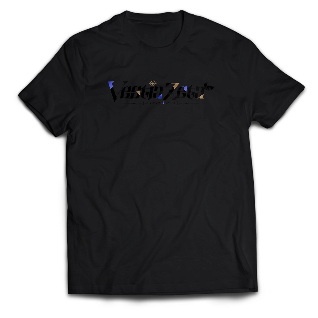 Kaos Pria VTuber VESTIA ZETA LOGO HOLOLIVE Dewasa Baju Atasan Unisex PakeKaos
