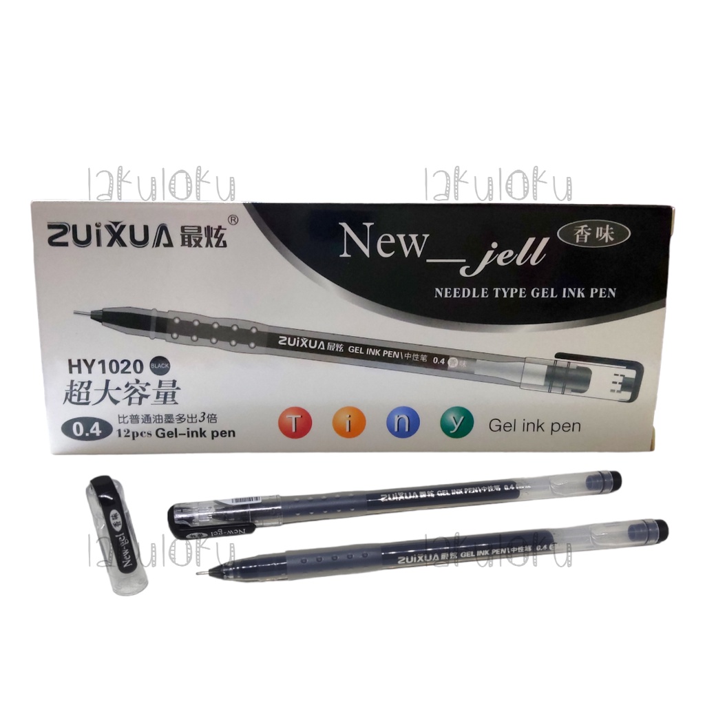 

(1 PAK) Bolpoin Gel Tinta Hitam Zuixua