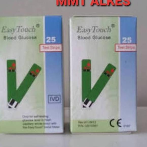 ♗ Strip Gula Darah Easy Touch / Stik Gula Darah Glukose Easy Touch ۞