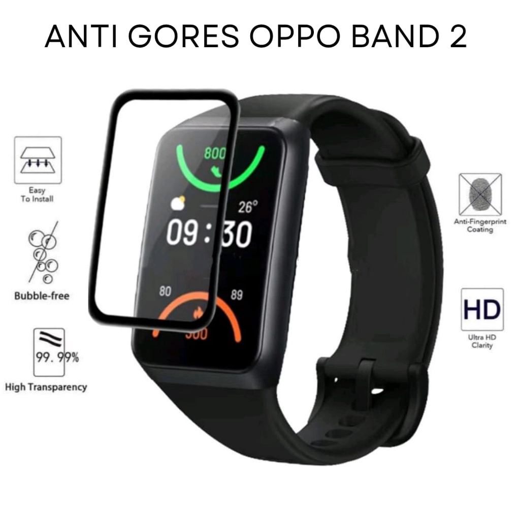 Anti Gores Oppo Band 2 Pelindung Layar 3d Curved Hydrogel