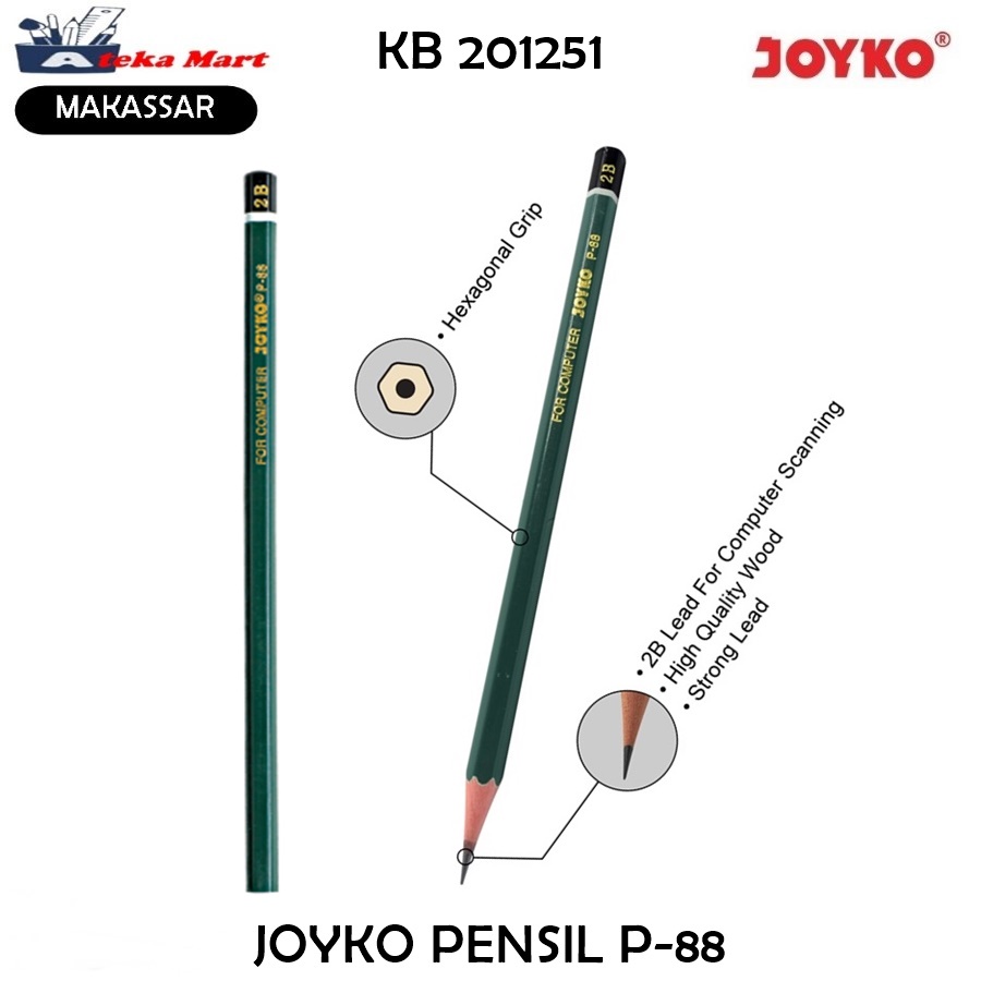 

[PCS] JOYKO PENSIL 2B P-88