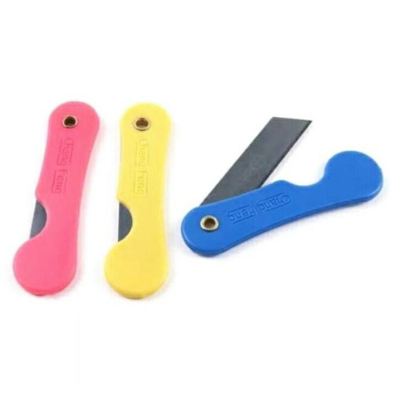 

Pisau Lipat Kecil / Silet Cuter Warna-Warni /CUTTER LIPAT Mini