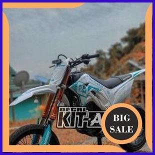 Decal Sticker Honda CRF150L Full Body Dekal Stiker Crf 150L Putih Biru Pastel 1M4R23 accessories