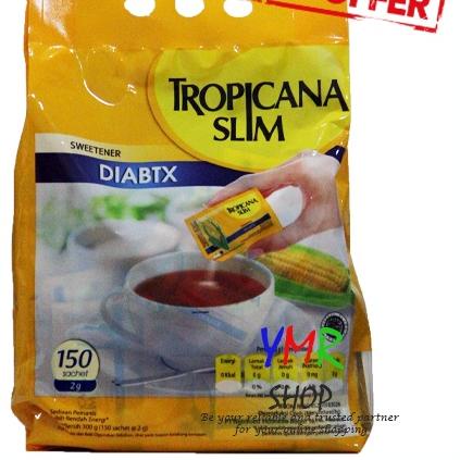 

❉ Gula Tropicana Slim Diabtx Sweetener Jagung Diet 150 Sachet Halal ➵