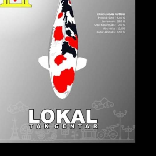 ➤ Pakan Koi Lokal Tak Gentar LTG 1 KG ✱