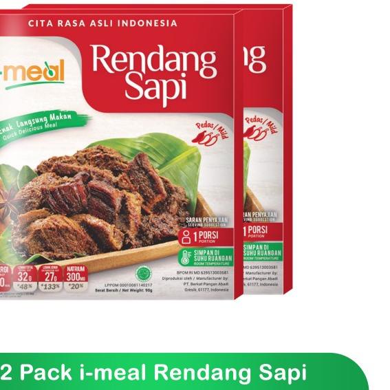 

✼ I-Meal Rendang Sapi 2pcs ➨