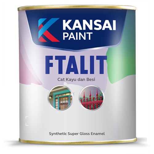 Kansai Paint Ftalit / Cat Kayu dan Besi Kemasan 1Kg / 1 Liter