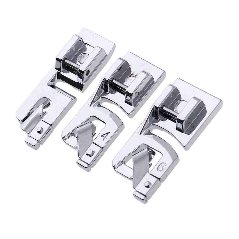 Sepatu Mesin Jahit Set Hem Presser Foot 3 PCS - CYJ-33 - No Color