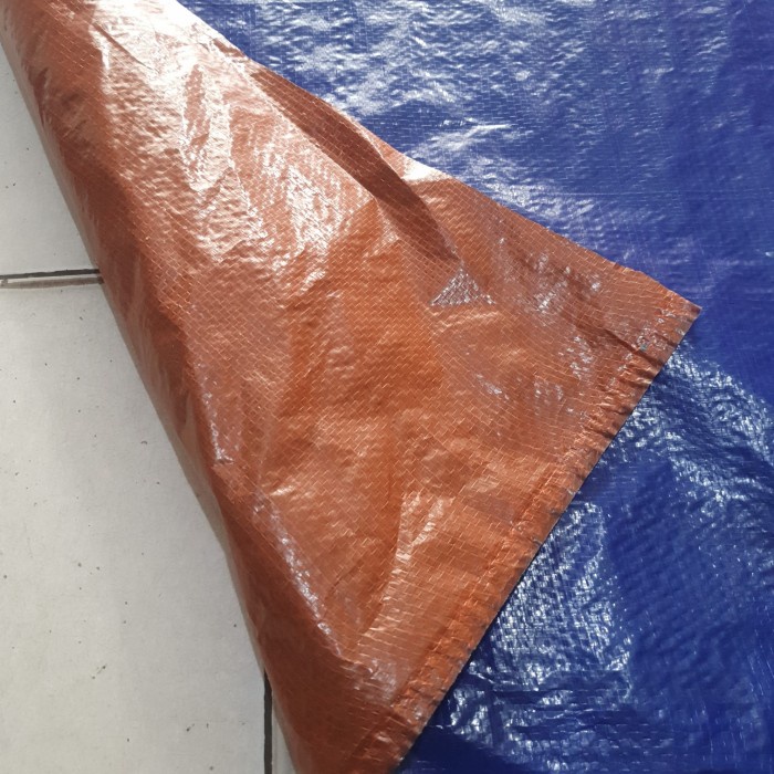 +++++] TENDA/TERPAL LEBAR 2MTR WRN BIRU ORANGE ( METERAN)