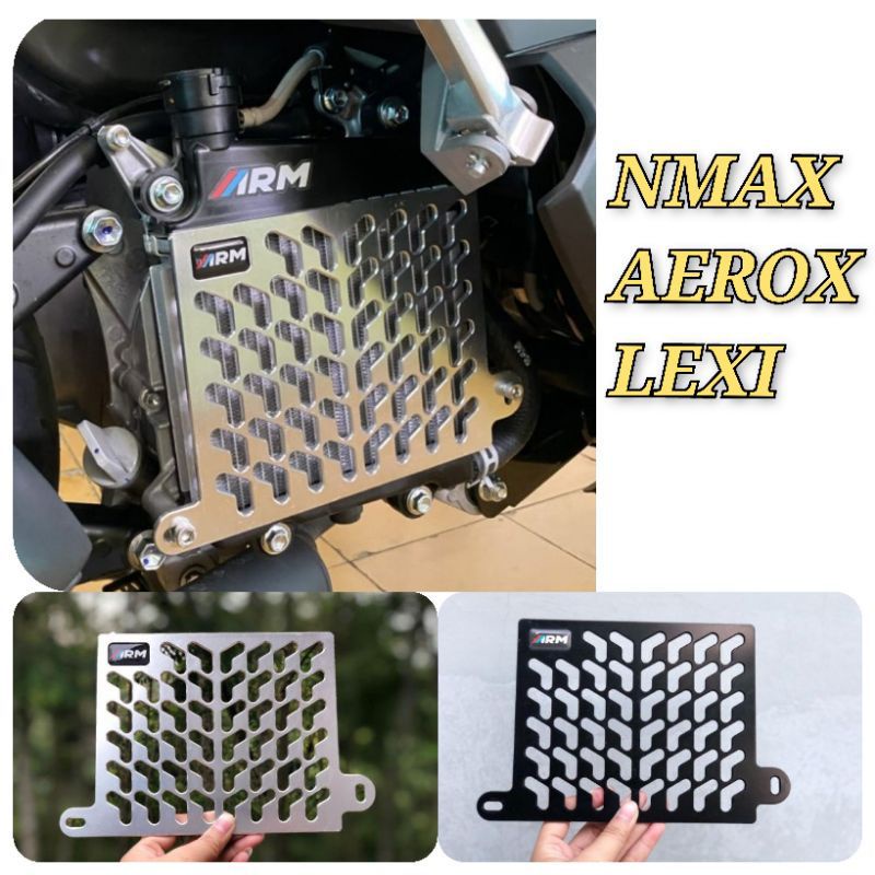 

Cover Radiator Nmax New Nmax Aerox Lexi Full CNC Original ARM ok