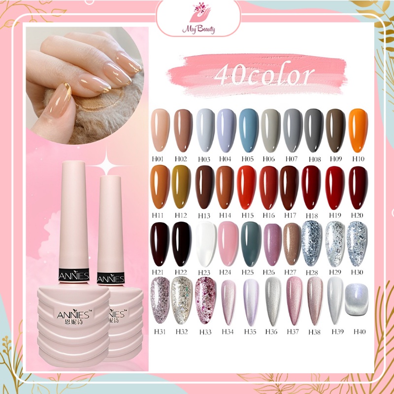 MSY ANNIES KUTEK GEL SUMMER COLOUR Nail Polish UV LED Nail Art / Kutek / Cat Kuku/ Gel polish/ Kutek UV Gel