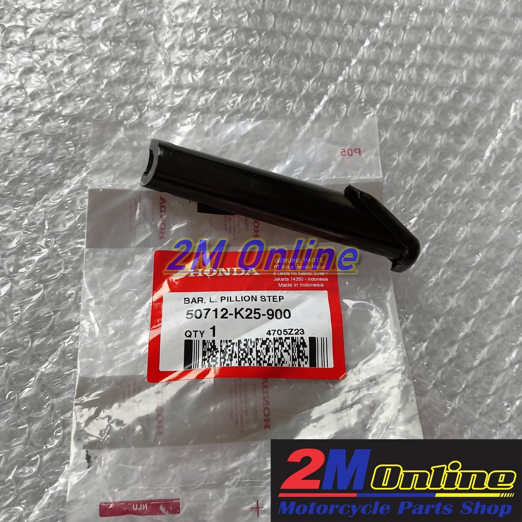 50712K25900 Bar L Pillion Step Besi Footstep Kiri BeAT Fi AHM