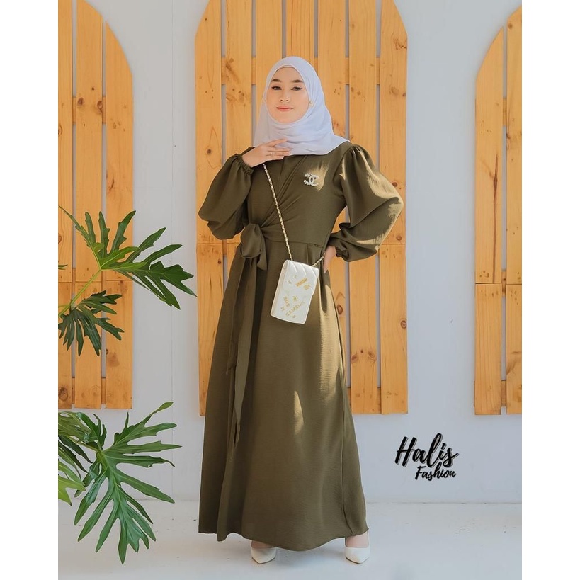 GAMIS RANIA DRESS ORI HALIS FASHION
