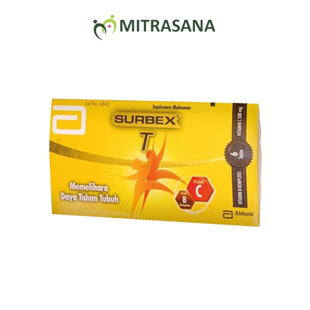 Surbex T 5 Stp @6 Tab - Vitamin B Kompleks &amp; Vitamin C