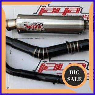 Knalpot WRX Titan Leher Black Full Set CB 150R Old - New CB 150R - Tiger - Versa - New Mega Pro - CB