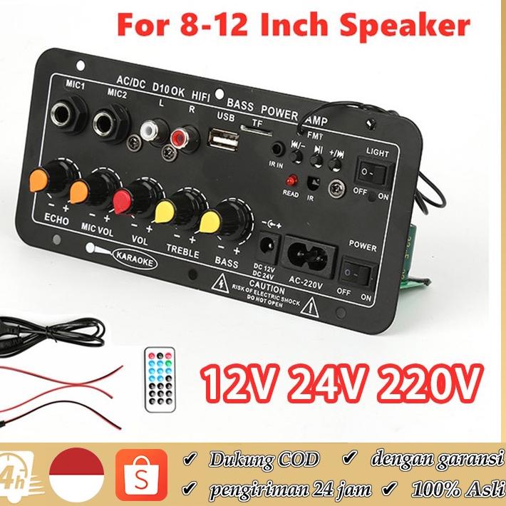 ♥ （Pengiriman 24 Jam ）400W Amplifier Board Modul Subwoofer Mono Amp 120w 220v / 12v / 24v Untuk Spea