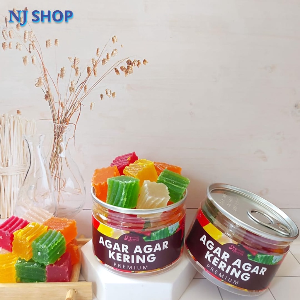 

[Agar-Agar Original] - Can Agar Agar Kering Kohakuto Crunchy Crystal Candy Homemade Kualitas Premium