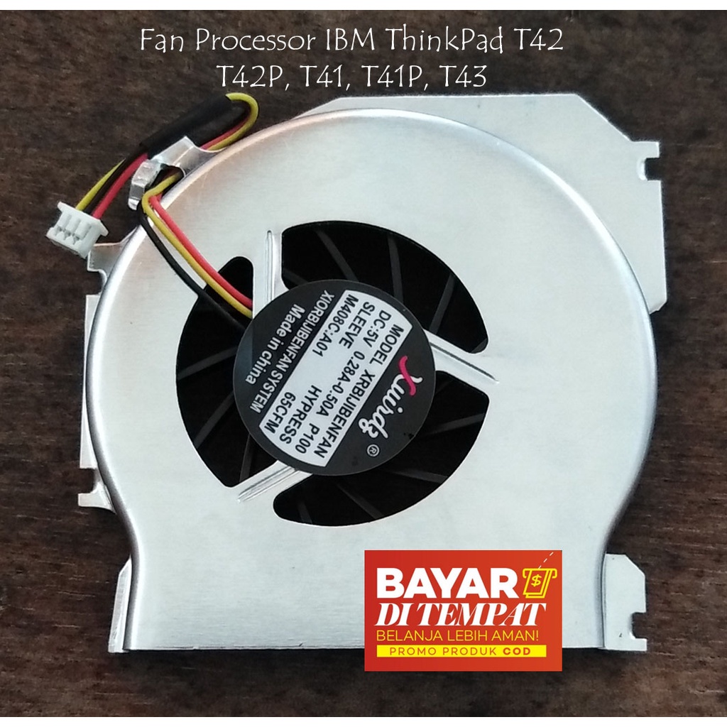 Fan Processor Kipas Processor IBM ThinkPad T42, T42P, T41, T41P, T43